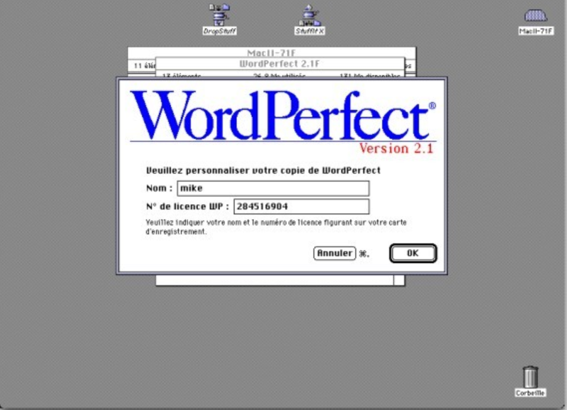 Wordperfect Mac Screenshot